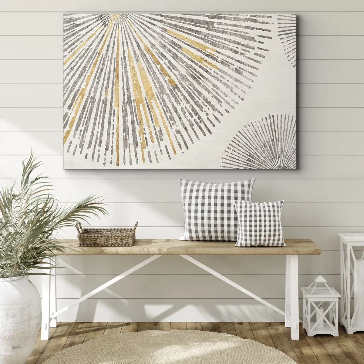 Schilderen op canvas - De schoonheid van de straal - 120x80 cm