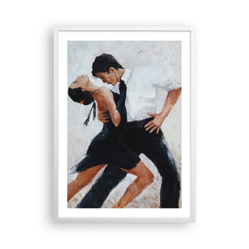 Poster in een witte lijst - Tango van mijn dromen - 50x70 cm