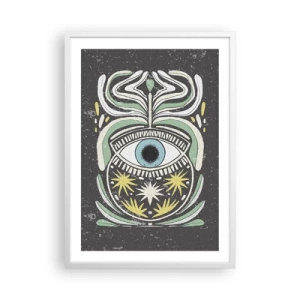 Poster in een witte lijst - Tribale rituelen - 50x70 cm