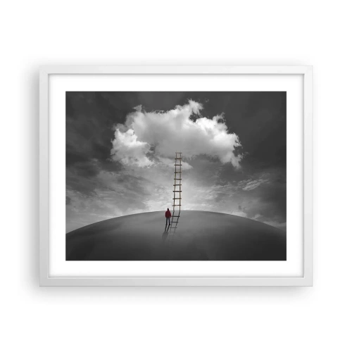 Poster in een witte lijst - Alles is mogelijk - 50x40 cm