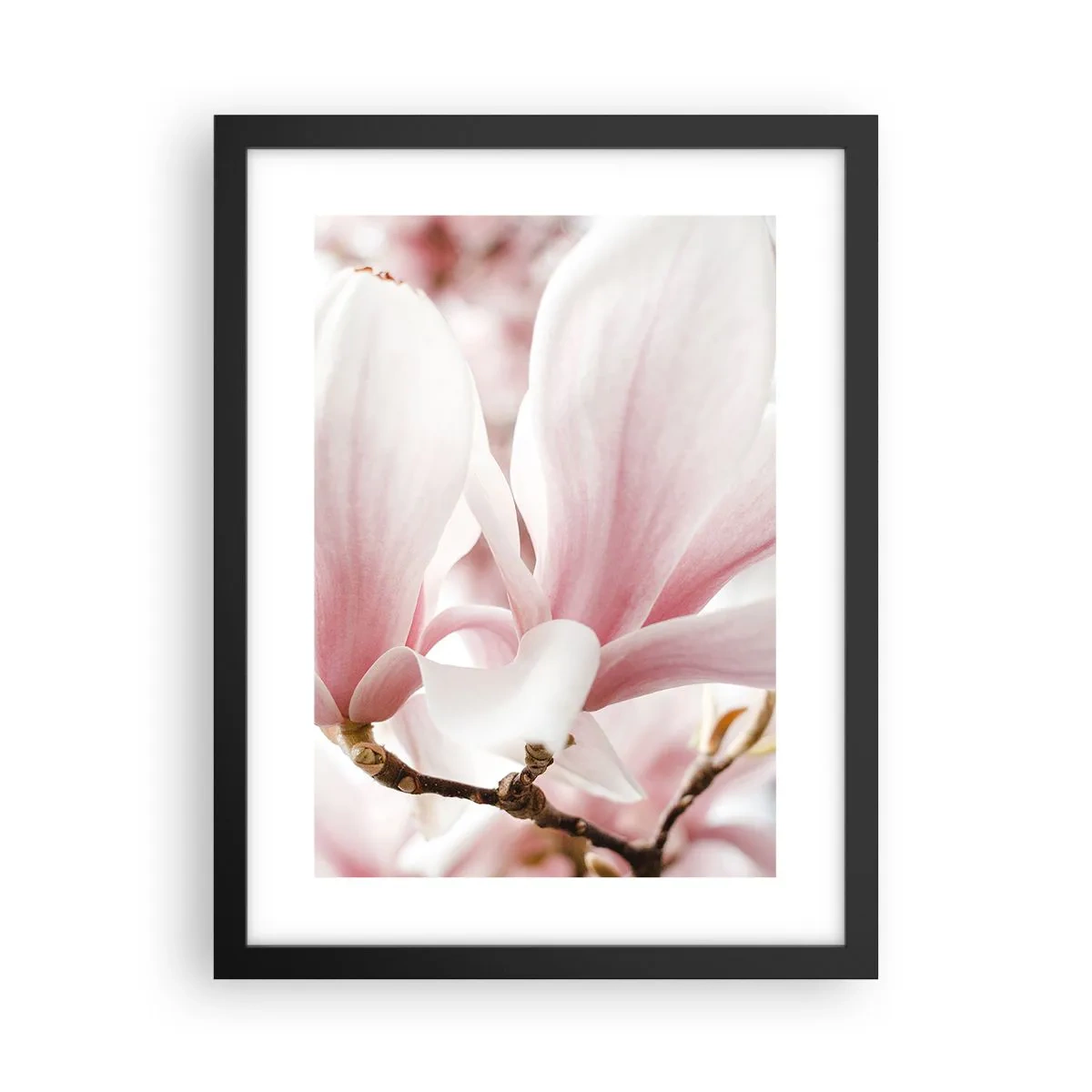 Poster in een zwarte lijst - Een overvloed aan tederheid - 30x40 cm