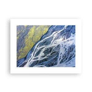 Poster - Rotstekeningen van de natuur - 40x30 cm