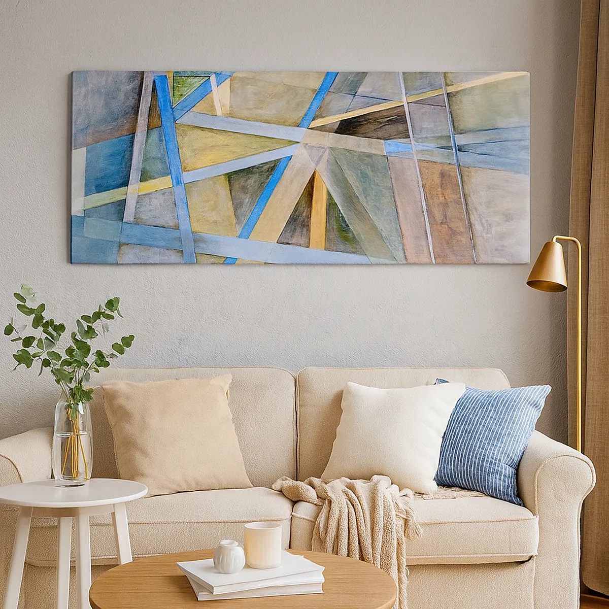 Schilderen op canvas - Recht of diagonaal? - 30x30 cm