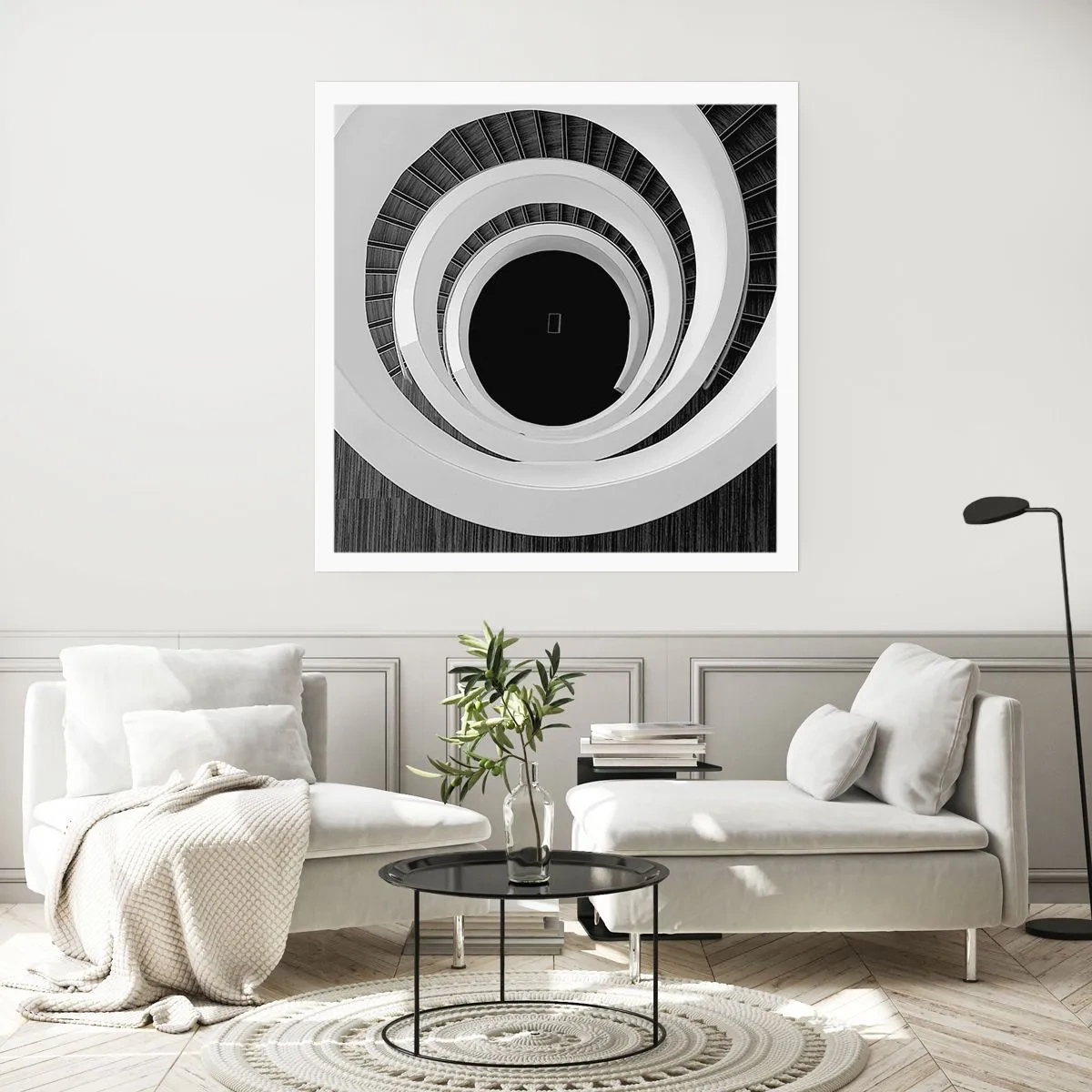 Poster - Tot de kern van de zaak - 50x50 cm
