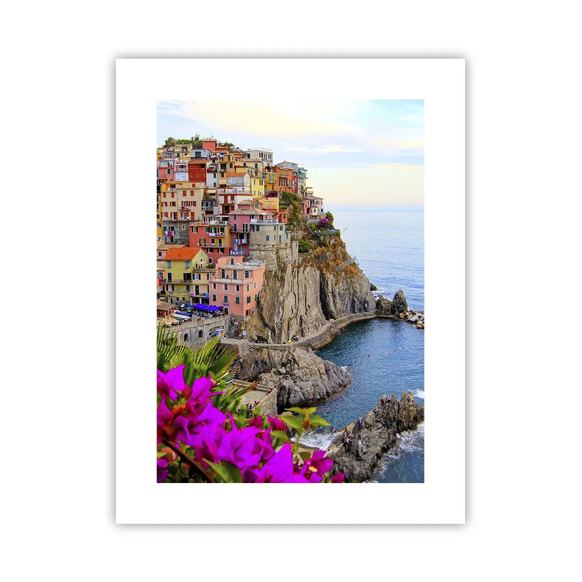 Poster - Lachende stad - 30x40 cm