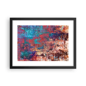 Poster in een zwarte lijst - Geheugen en vergetelheid - 40x30 cm