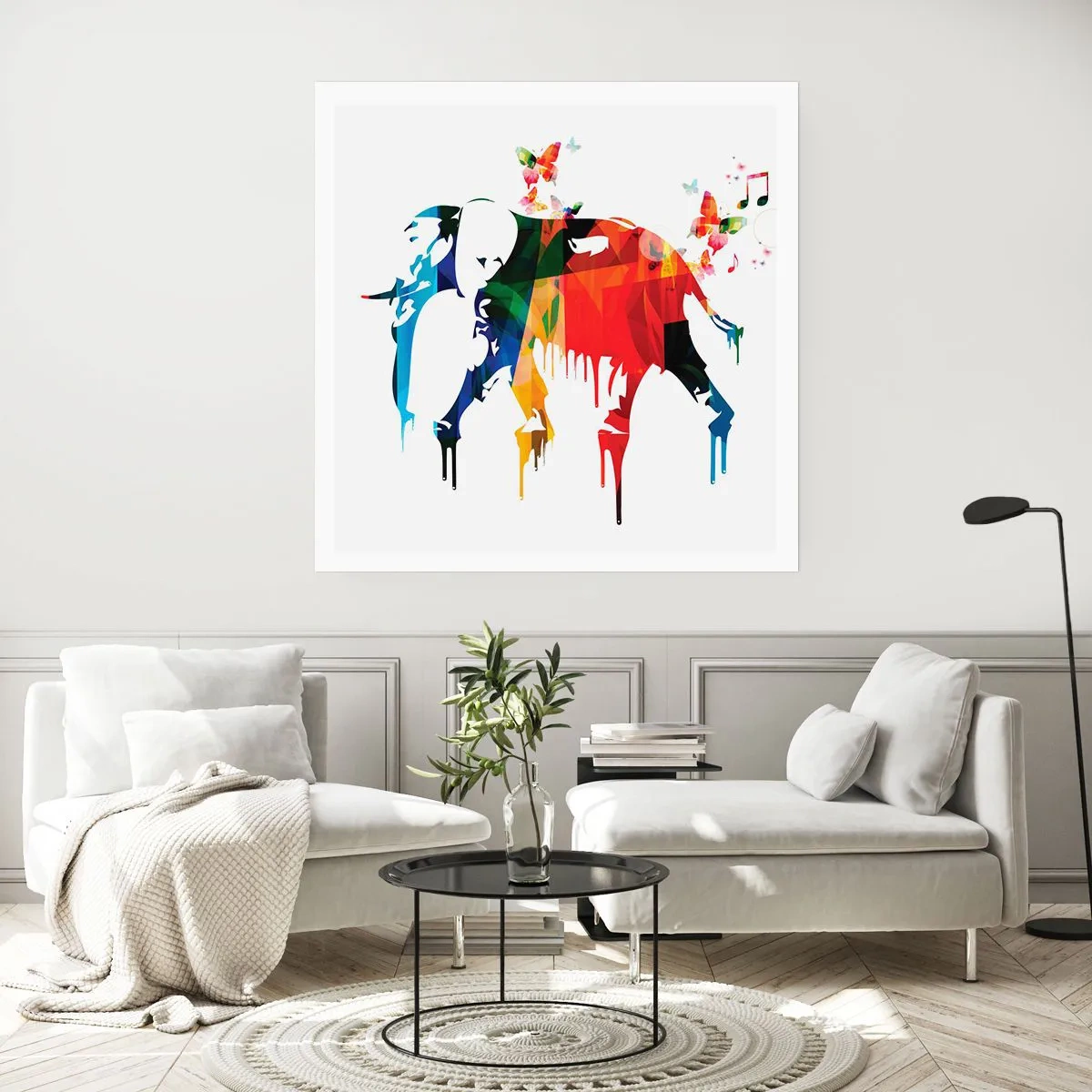 Poster - Iedereen kan dansen - 50x50 cm