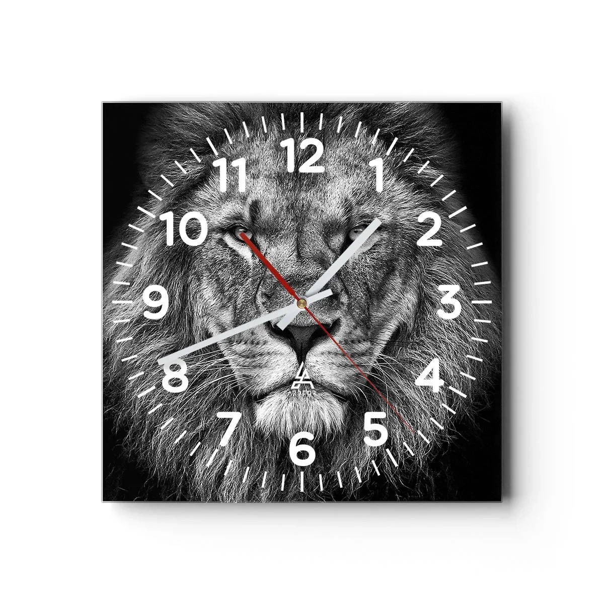 Wandklok - Klok - In een kroningskleed - 40x40 cm