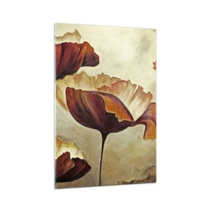 Schilderen op glas - Golvend weiland - 70x100 cm