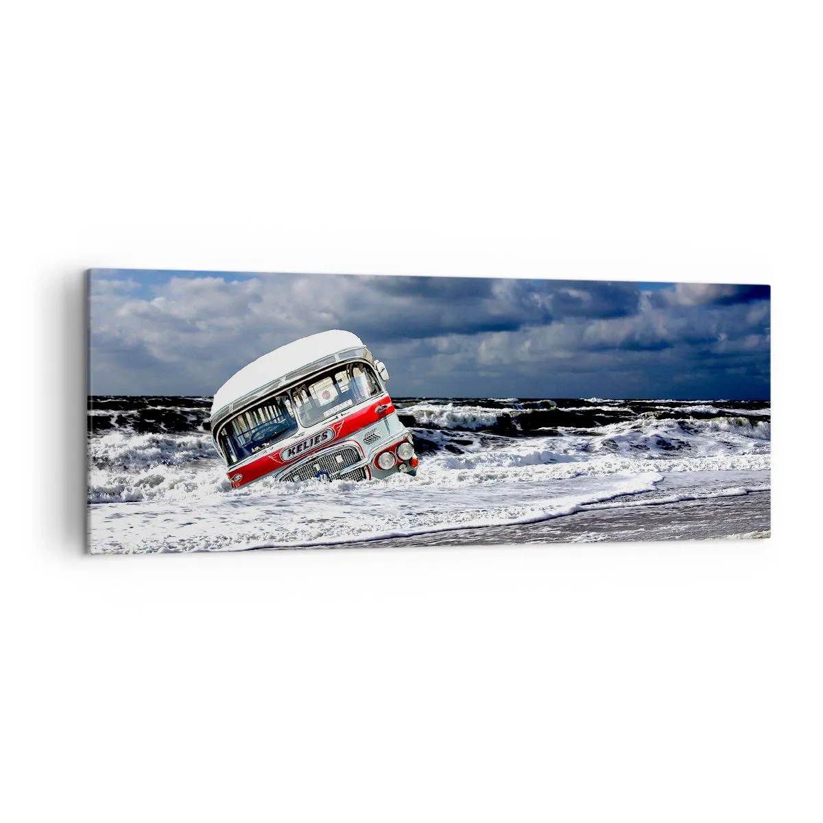 Schilderen op canvas - En je bent verrast? - 140x50 cm