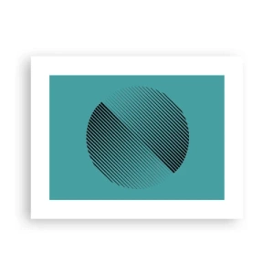 Poster - Cirkel – een geometrische variatie - 40x30 cm