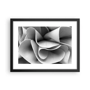 Poster in een zwarte lijst - Het gebeurt in de ruimte - 40x30 cm