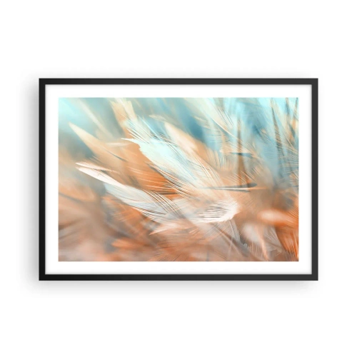 Poster in een zwarte lijst - In het land van zachtheid - 70x50 cm