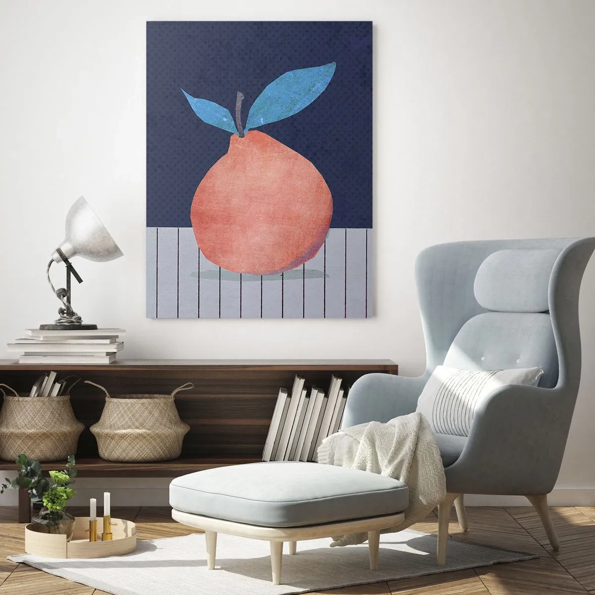 Schilderen op glas - Convexiteit en vlak - 70x100 cm