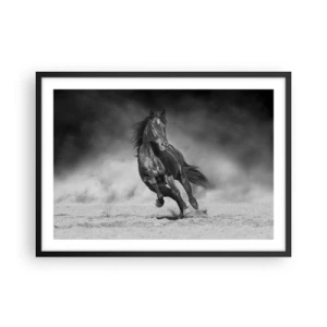 Poster in een zwarte lijst - De emir zelf waardig - 70x50 cm
