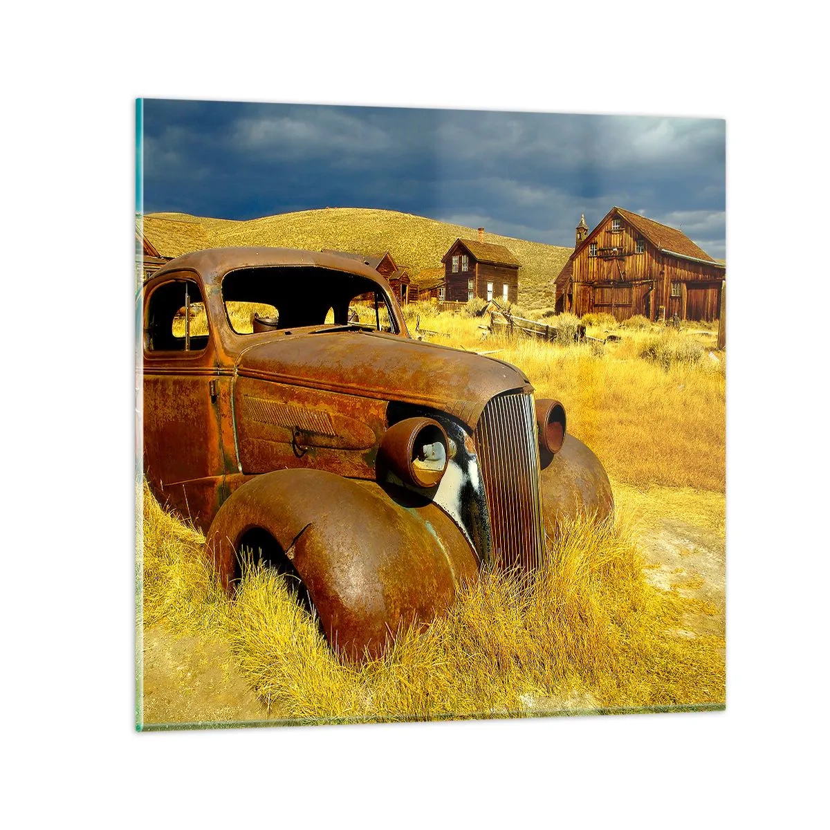 Schilderen op glas - Een welverdiende rust - 40x40 cm