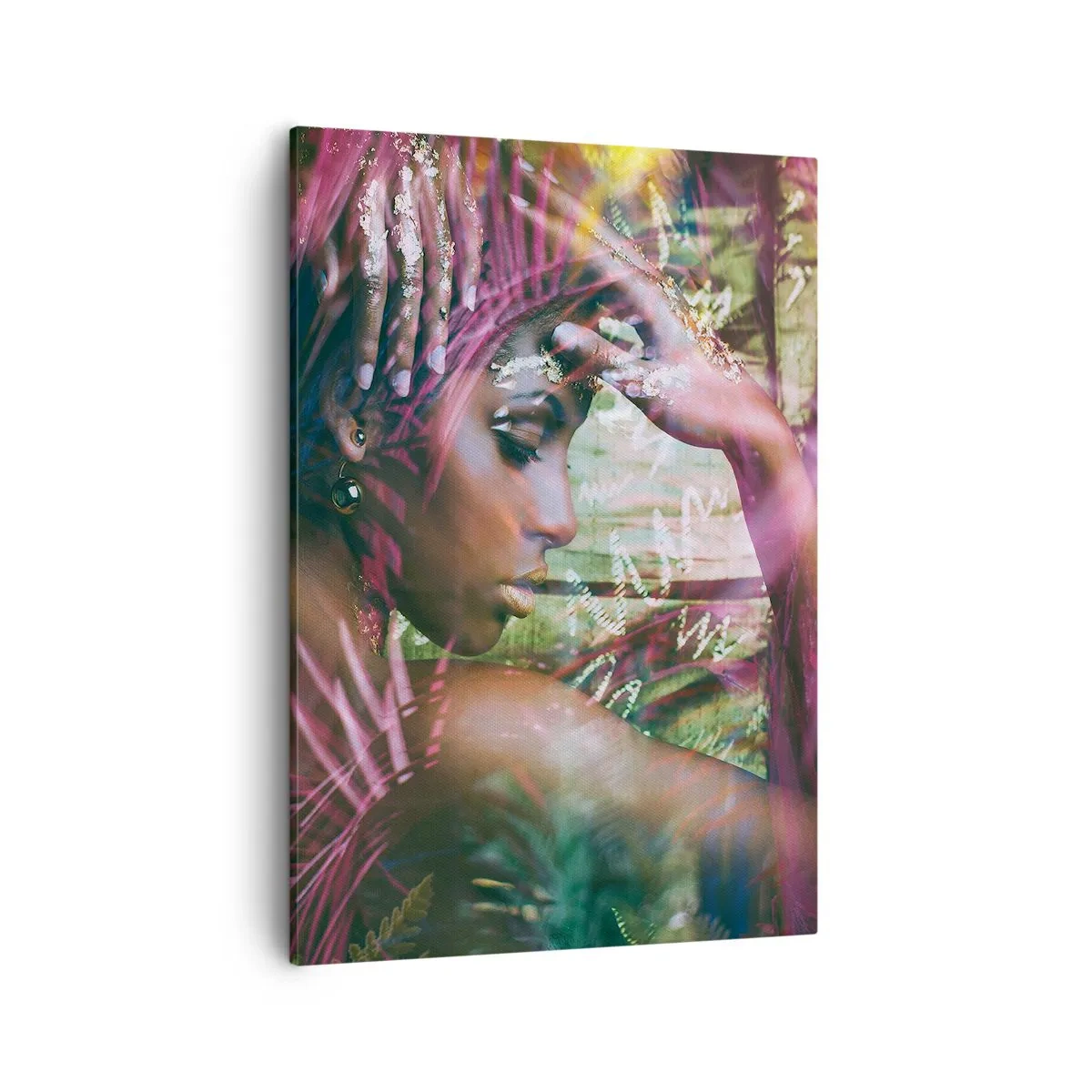 Schilderen op canvas - Moeder Natuur in de jungle - 50x70 cm