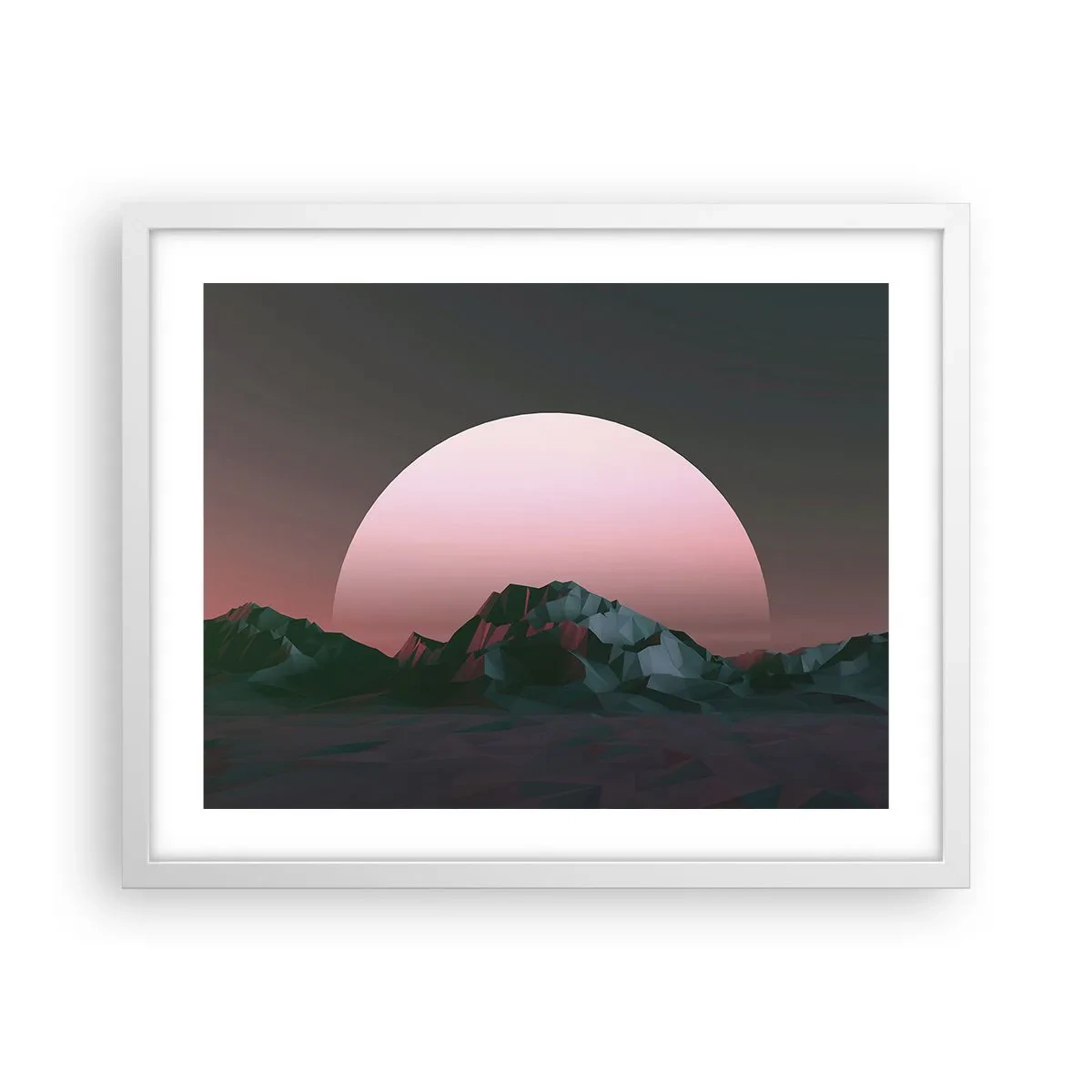 Poster in een witte lijst - In een naburig sterrenstelsel - 50x40 cm