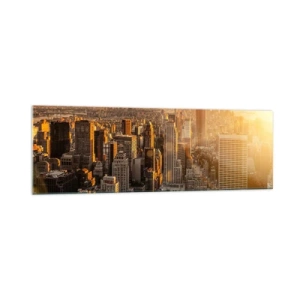 Schilderen op glas - Groeien in de zon - 160x50 cm