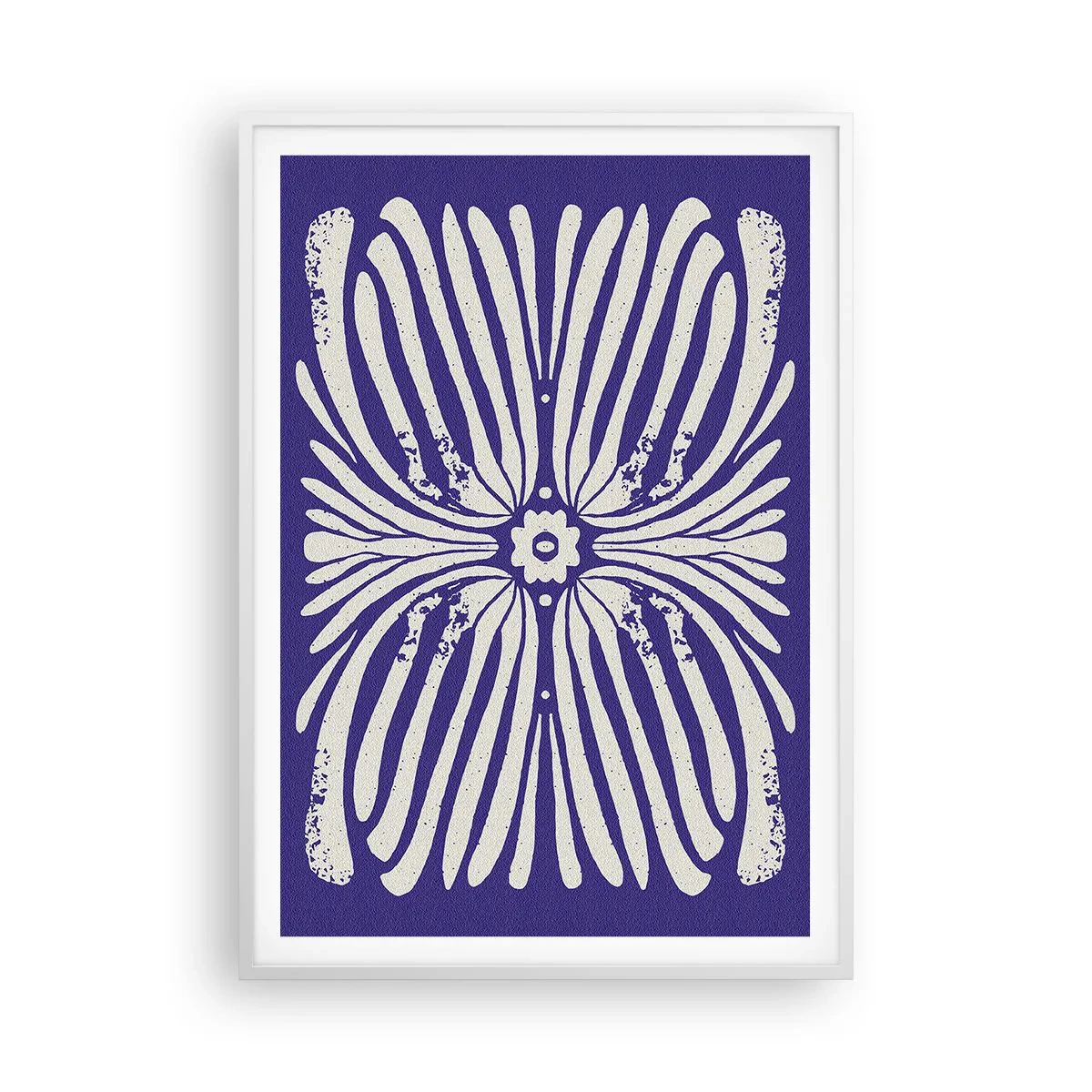 Poster in een witte lijst - Etnische inspiraties - 70x100 cm