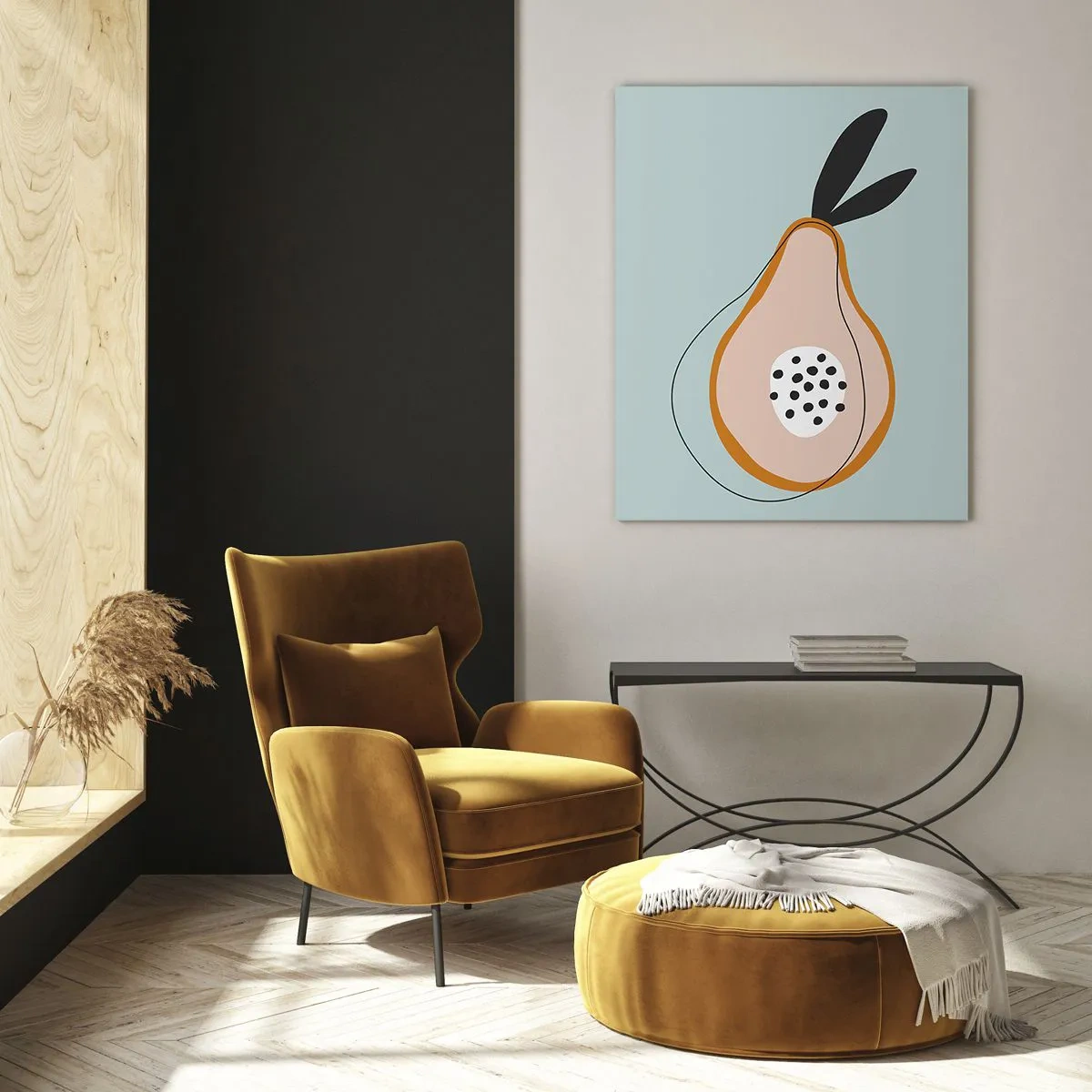 Schilderen op glas - Doordringen in de aard van de dingen - 70x100 cm