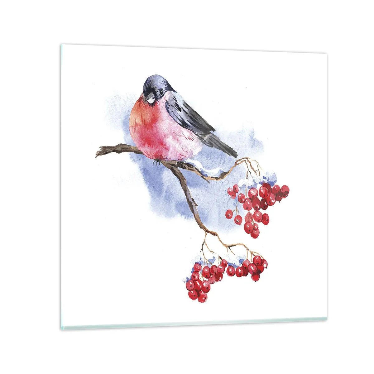 Schilderen op glas - Winter in kleur - 30x30 cm