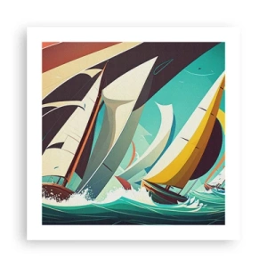 Poster - Met elementen als een broer - 50x50 cm