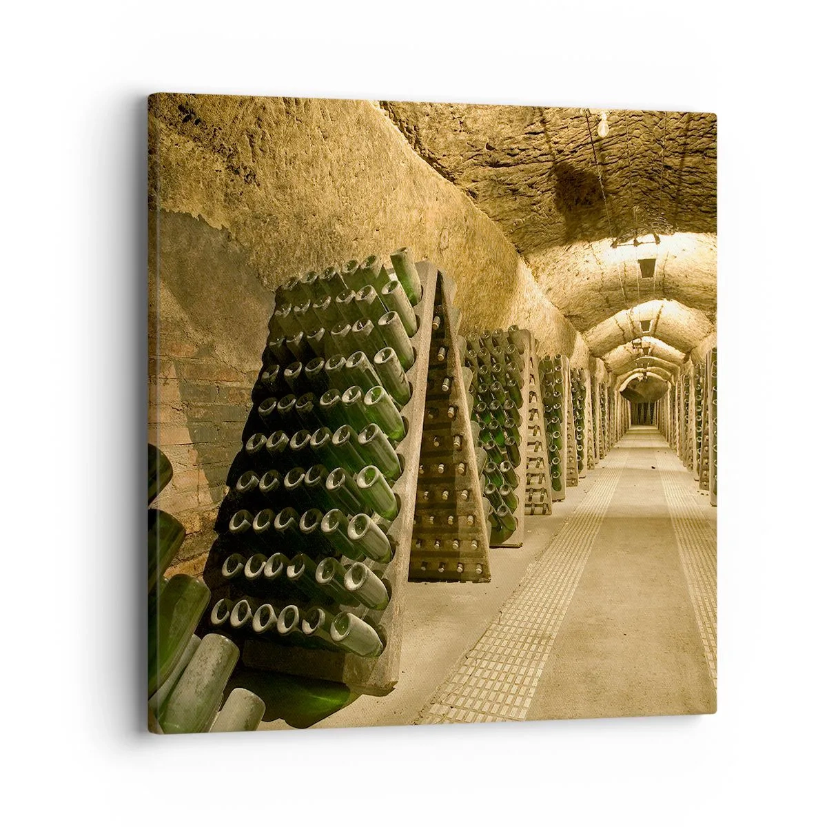 Schilderen op canvas - De geboorte van smaak - 40x40 cm