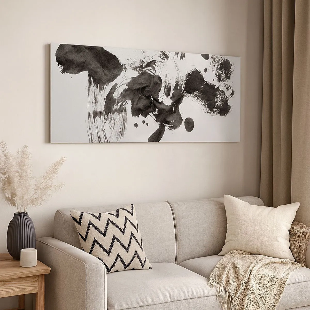 Schilderen op canvas - Is er een methode voor de waanzin? - 100x40 cm