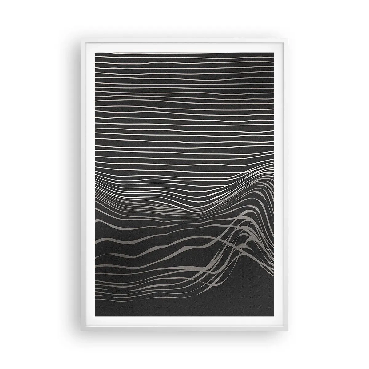 Poster in een witte lijst - Ritme en accent - 70x100 cm