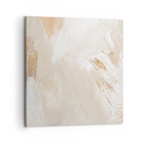 Schilderen op canvas - Pastelkleurige compositie - 60x60 cm