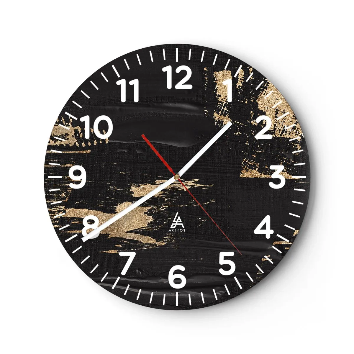 Wandklok - Klok - Spoor van aanraking - 30x30 cm
