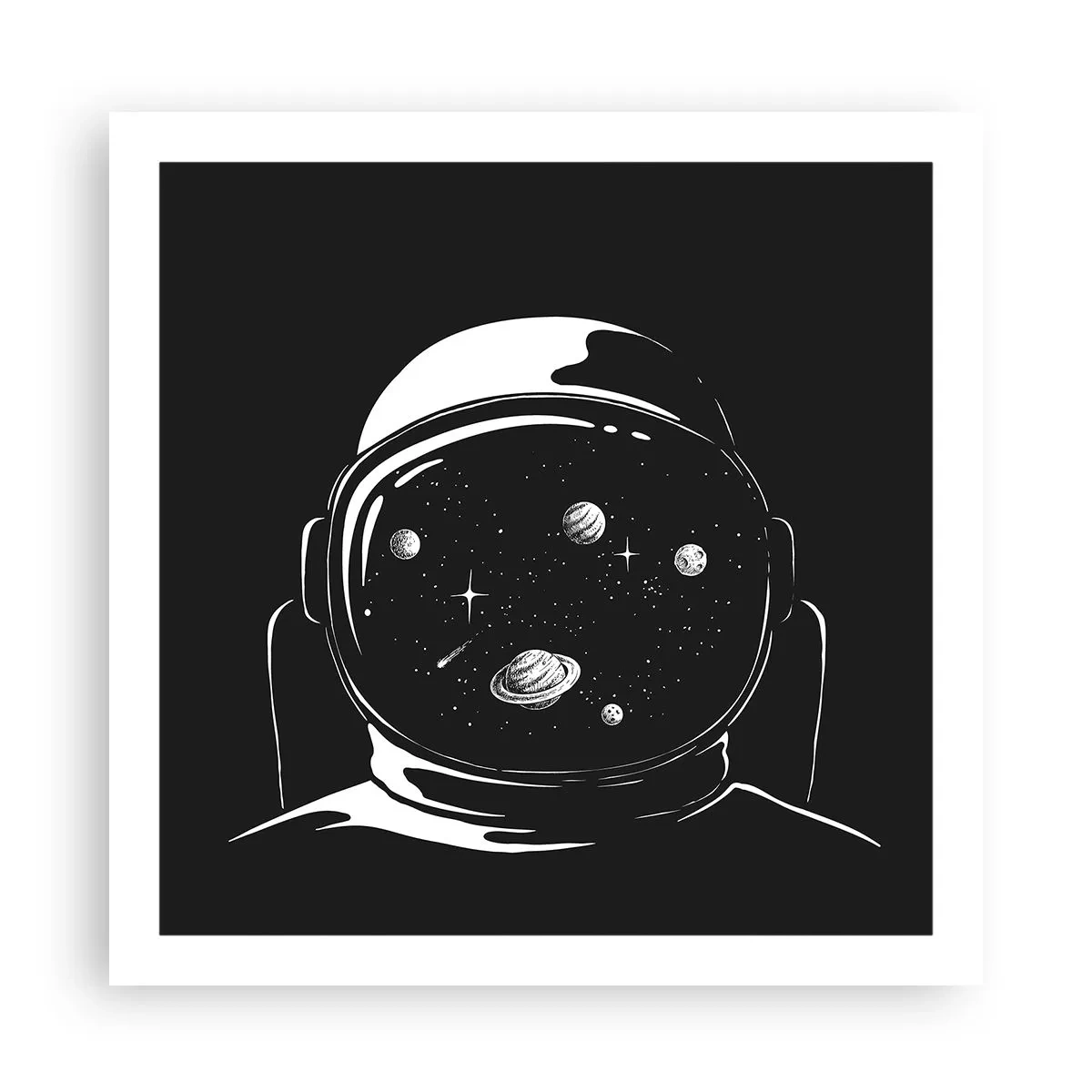 Poster - Mooi uitzicht - 60x60 cm