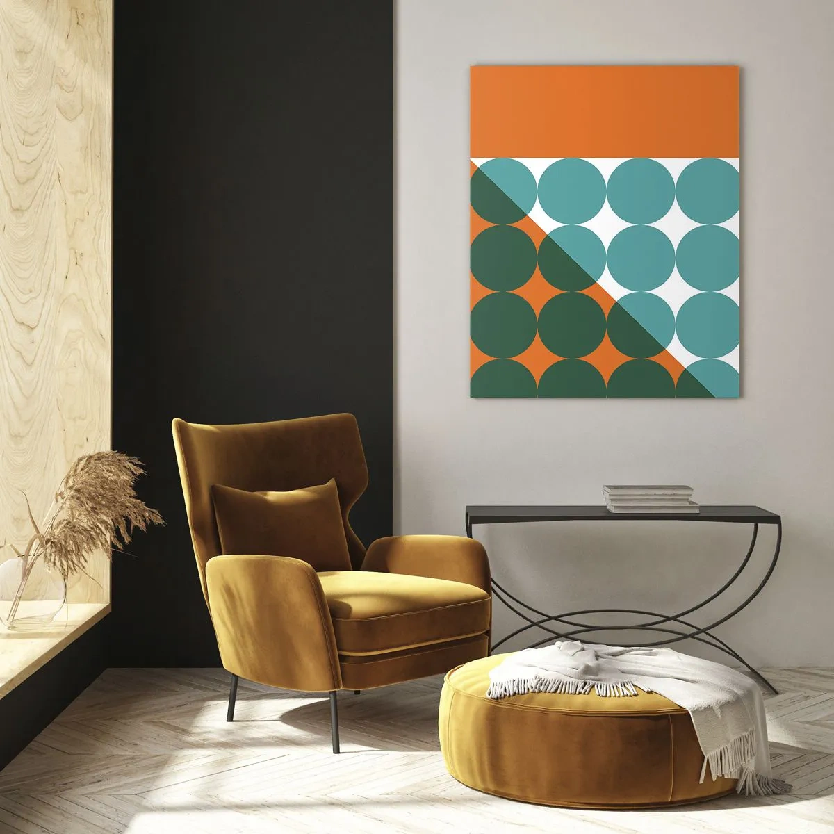 Schilderen op glas - Omhoog en diagonaal - 50x70 cm