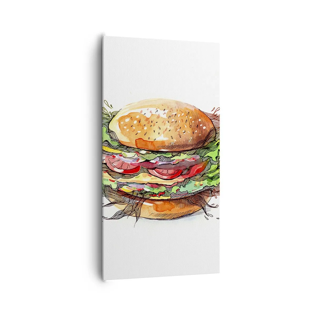 Schilderen op canvas - Hete verleiding - 65x120 cm