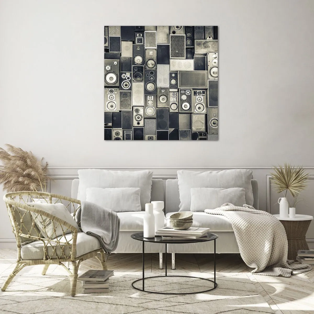 Schilderen op glas - En alles is goed - 70x70 cm