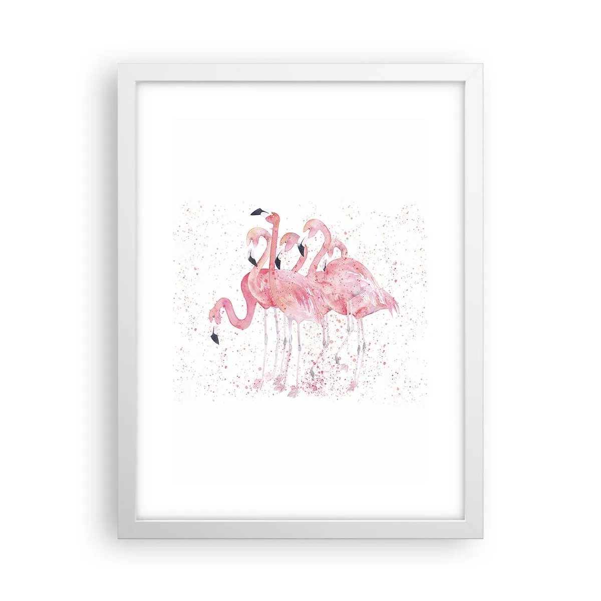 Poster in een witte lijst - Roze ensemble - 30x40 cm