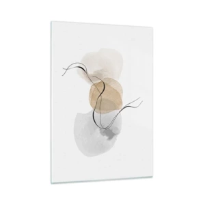 Schilderen op glas - Lucht kralen - 50x70 cm