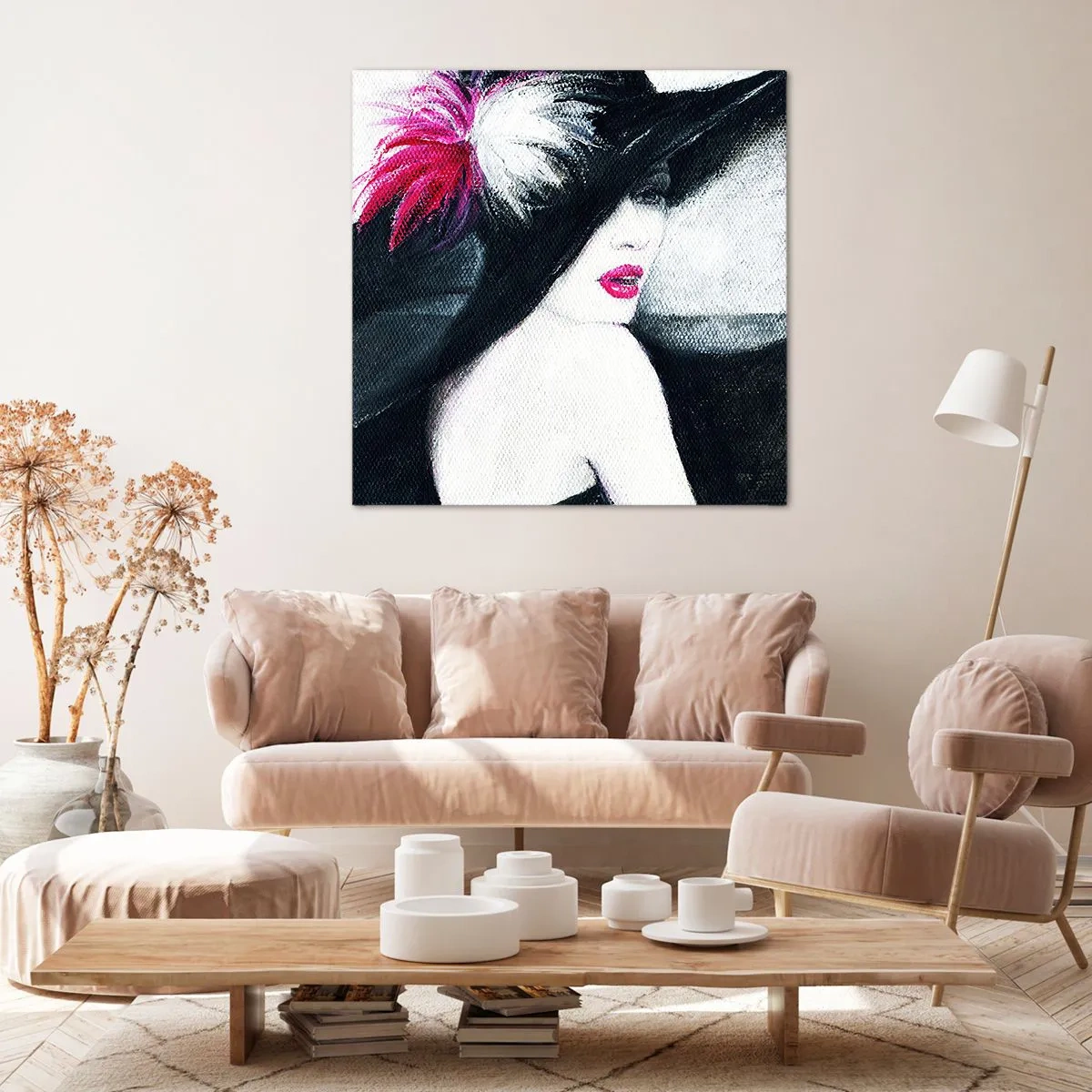 Schilderen op canvas - Altijd een geheim - 70x70 cm