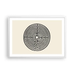 Poster in een witte lijst - Mysterieuze orde - 70x50 cm