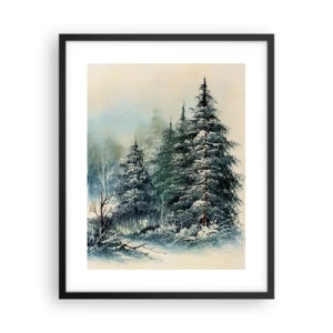 Poster in een zwarte lijst - Klaar voor kerst - 40x50 cm