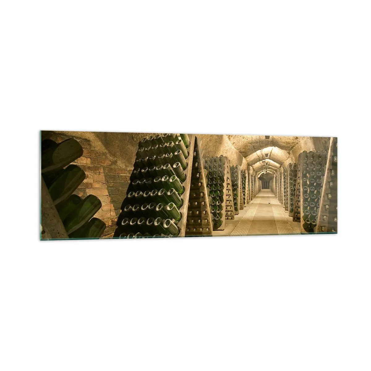 Schilderen op glas - De geboorte van smaak - 160x50 cm