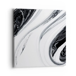 Schilderen op canvas - Een combinatie van tegenstellingen - 40x40 cm