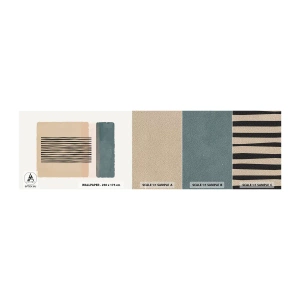 Fotobehang Monster Premium Sand - Alles is oke - Abstractie, Grafisch, Minimalisme - 100x30 cm