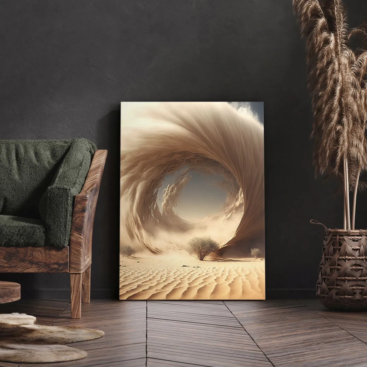 Schilderen op canvas - Open portaal - 45x80 cm