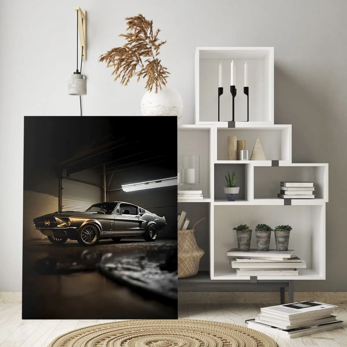 Schilderen op glas - Terug naar het verleden - 80x120 cm