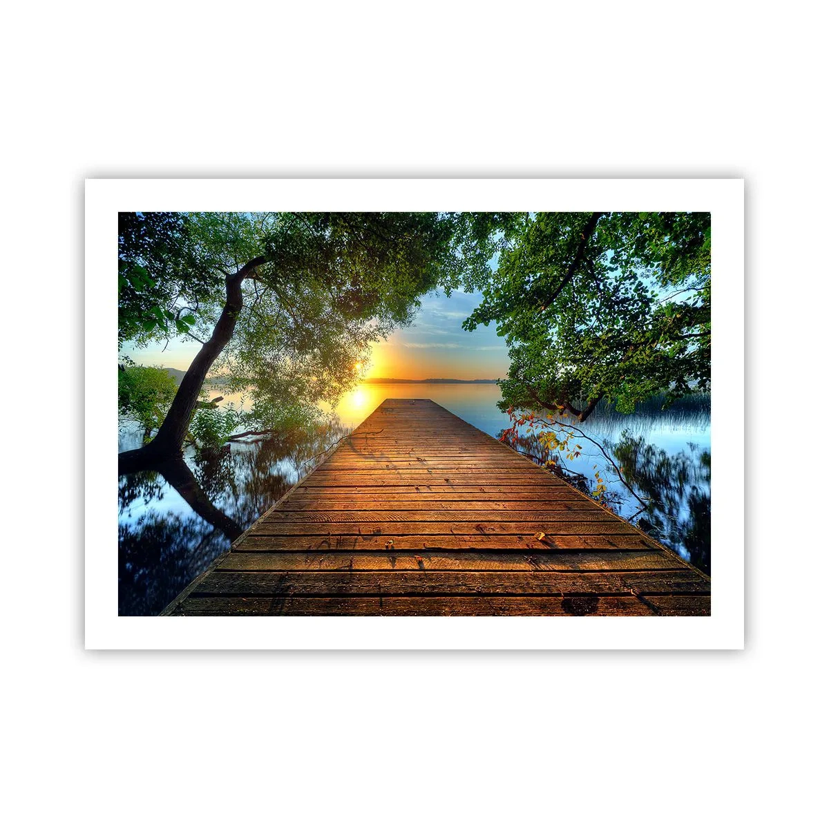 Poster - Neem de tijd, ga zitten - 70x50 cm