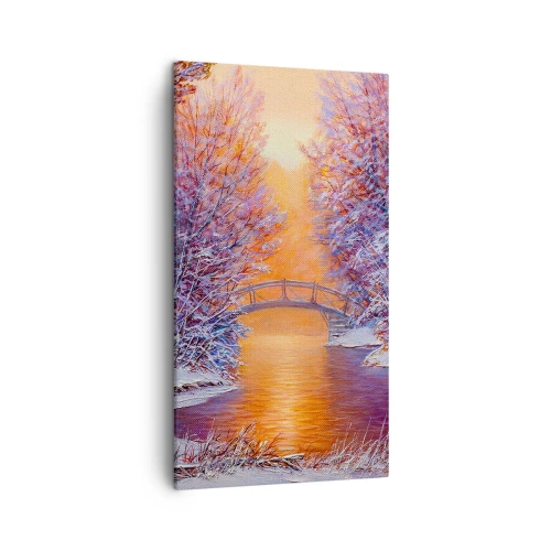Schilderen op canvas - Laten we elkaar hier ontmoeten - 45x80 cm