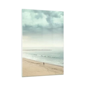 Schilderen op glas - op zoek naar vrede - 70x100 cm