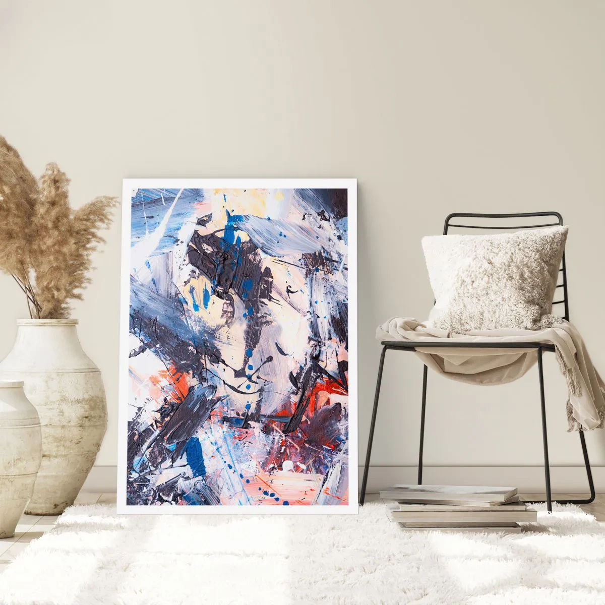 Poster - Gekke dans van abstractie - 50x70 cm